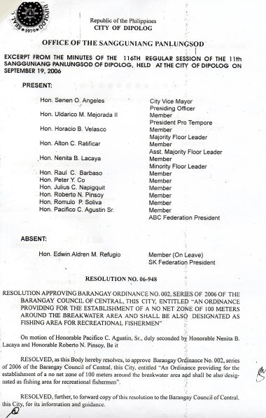 no net zone ordinance